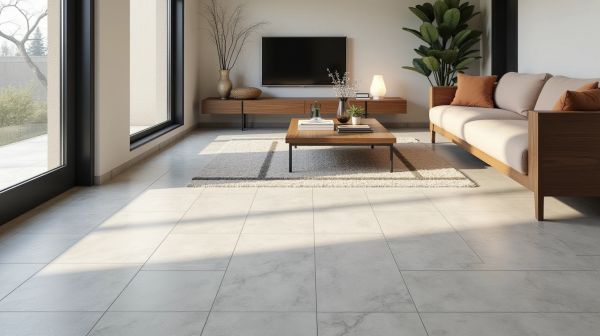 Alliez esthétisme et praticité avec le sol pvc imitation carrelage