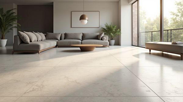 Alliez esthétisme et praticité avec le sol pvc imitation carrelage