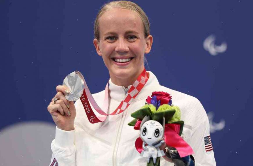 Amputee swimmer who became U.S. Paralympic Swim Team member